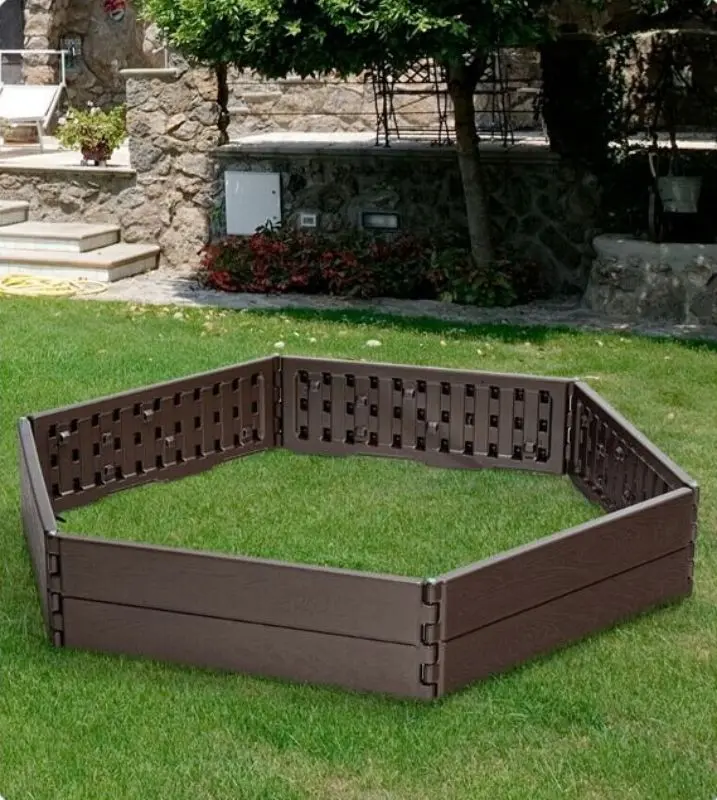 Formă de grădină pentru plante Costway NP10244BN (Brown) - 7