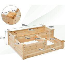 Pat de gradina Costway GT3931NA (Natural) Thumb