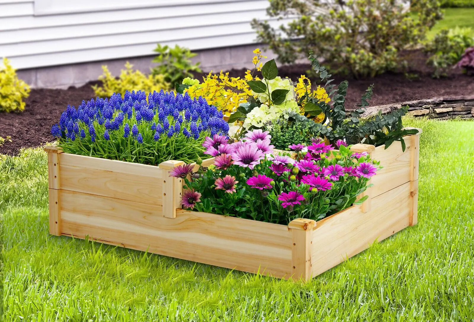 Pat de gradina Costway GT3931NA (Natural) - 6