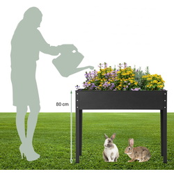 Pat de gradina Costway GT3935BK (Black) Thumb