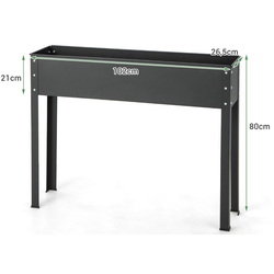 Pat de gradina Costway GT3935BK (Black) Thumb