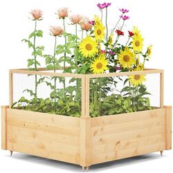 Pat de gradina Costway GT4026 (Natural) Thumb