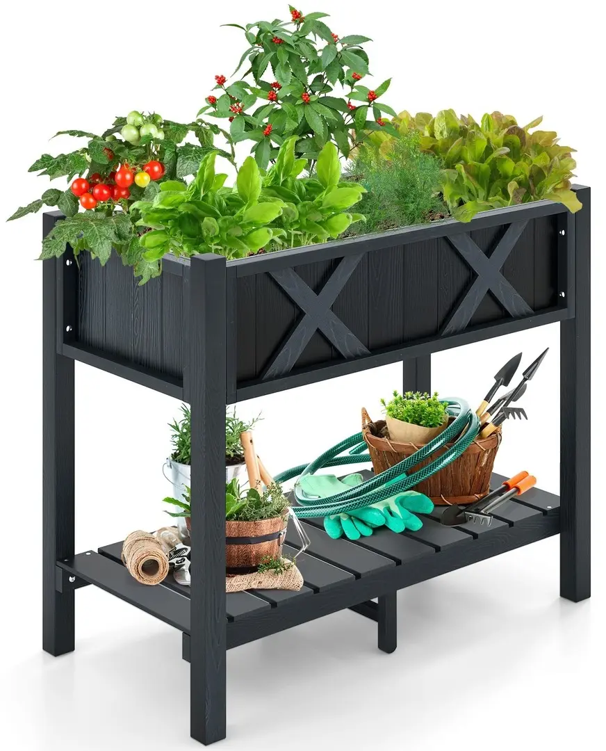 Pat de gradina Costway GT4112HS (Black)