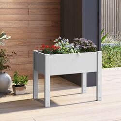 Pat de gradina Costway GT4184WH (White) Thumb