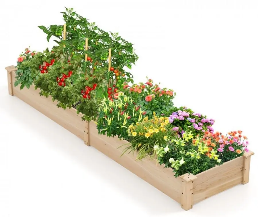 Садовая грядка Costway GT4287NA (Natural)