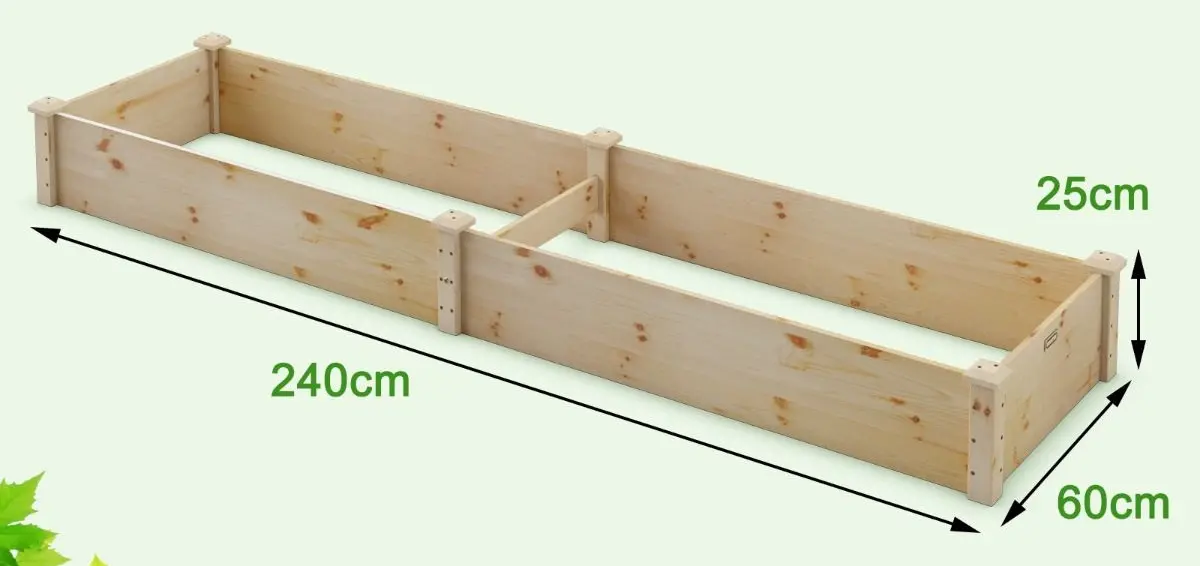 Pat de gradina Costway GT4319NA (Natural)