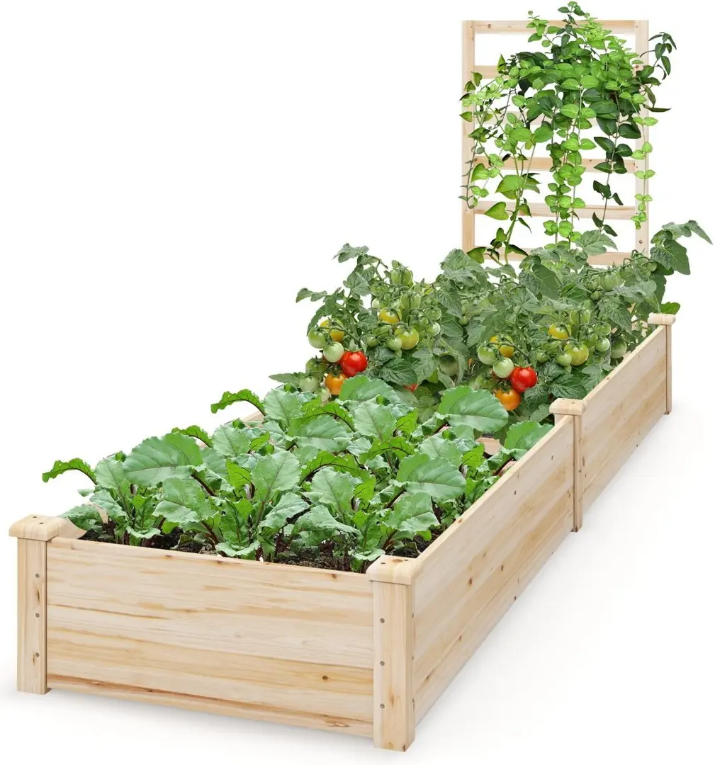 Садовая грядка Costway GT4320NA (Natural)