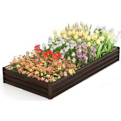 Садовая грядка Costway NP11328CF (Brown)