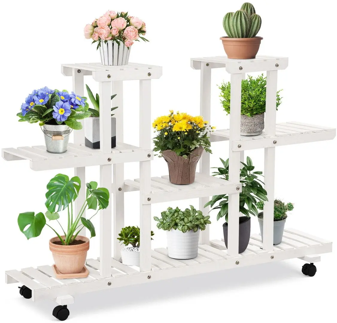 Стеллаж для цветов Costway GT3273WH (White) - 2