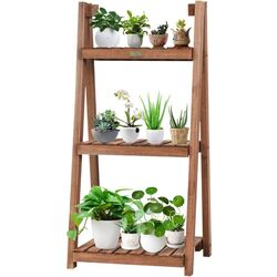 Etajera pentru flori Costway GT3427 (Brown)