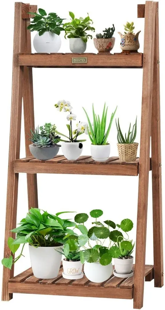 Etajera pentru flori Costway GT3427 (Brown)
