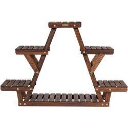 Etajera pentru flori Costway GT3515 (Dark Brown) Thumb