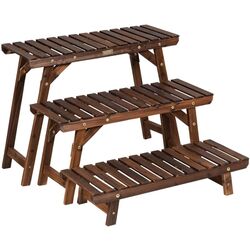 Etajera pentru flori Costway GT3516 (Brown)