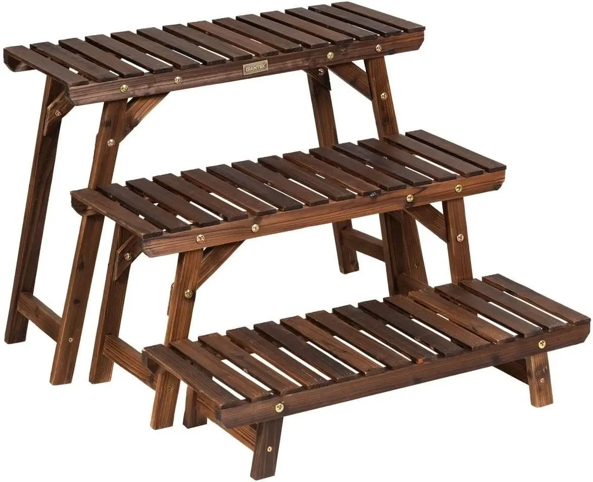 Etajera pentru flori Costway GT3516 (Brown)