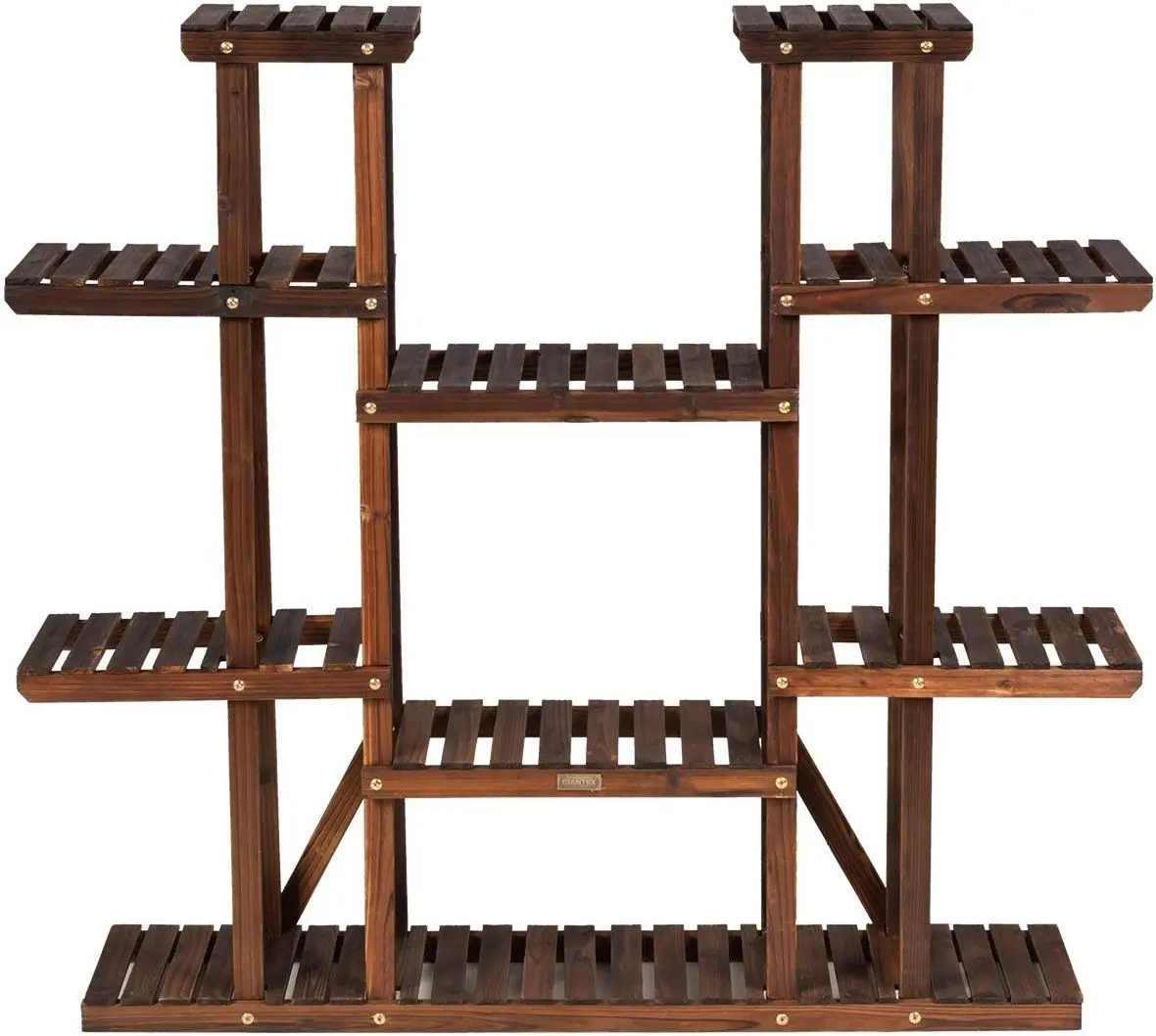 Стеллаж для цветов Costway GT3517 (Dark Brown)