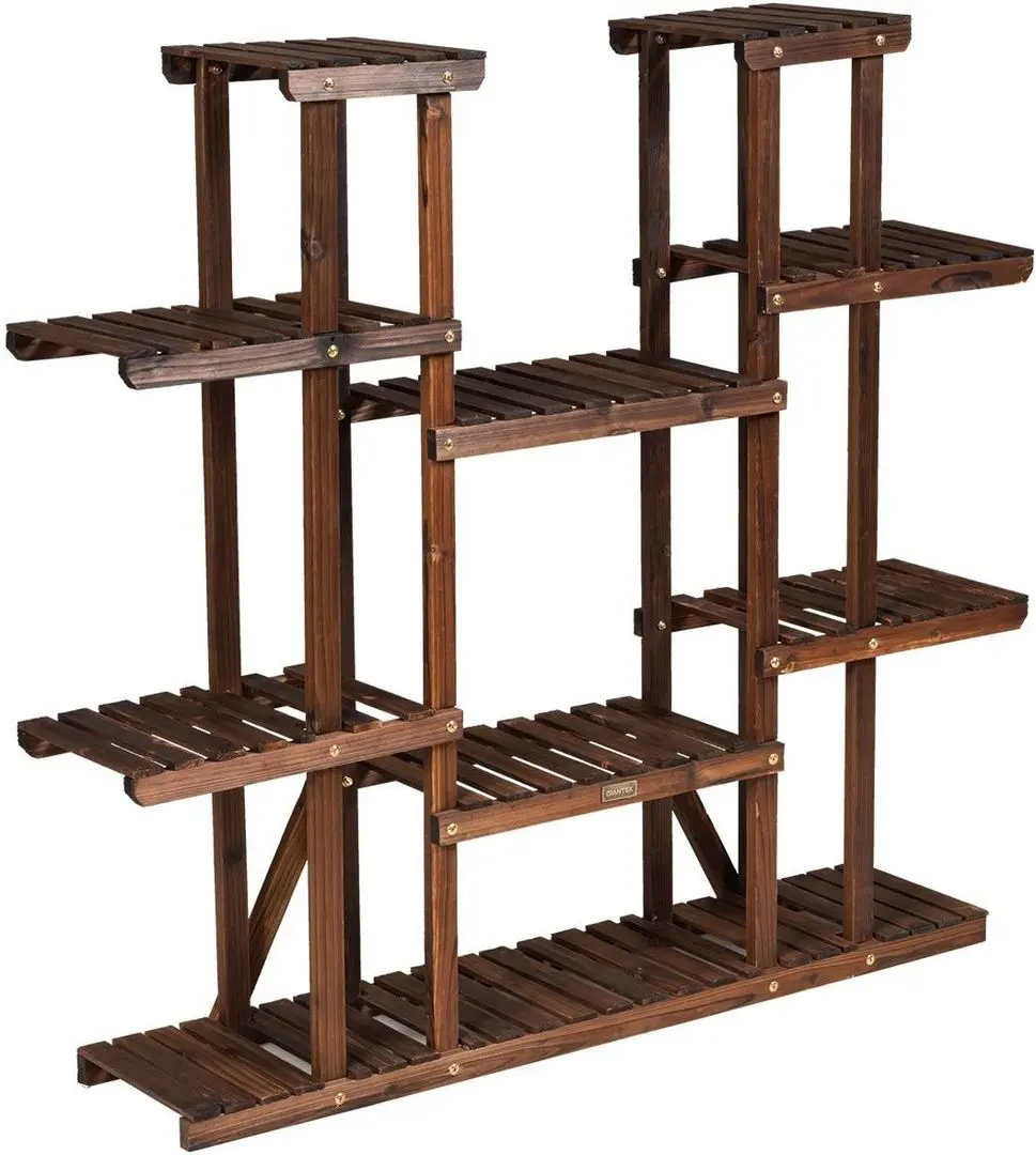 Стеллаж для цветов Costway GT3517 (Dark Brown)