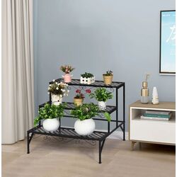 Etajera pentru flori Costway GT3527 (Black)