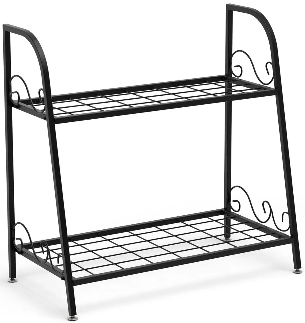 Etajera pentru flori Costway GT3532 (Black) - 5