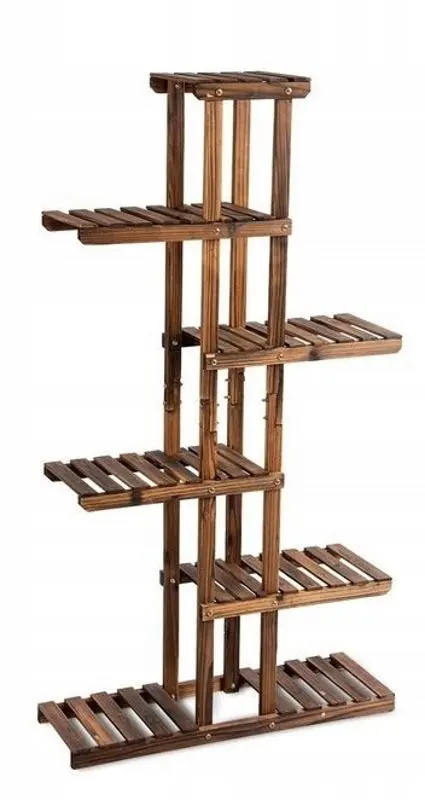 Стеллаж для цветов Costway GT3560 (Brown)