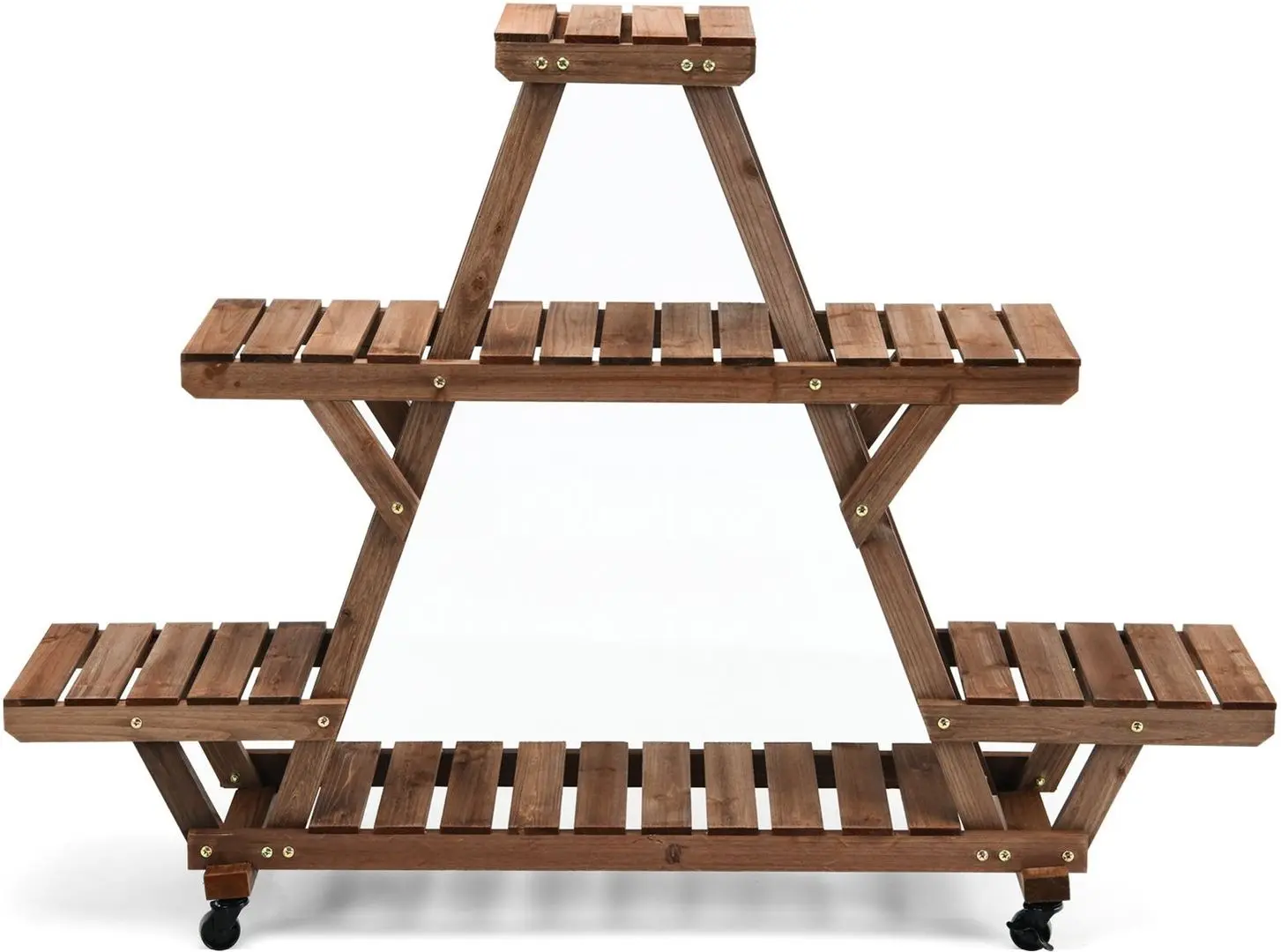 Etajera pentru flori Costway GT3584 (Brown) - 2