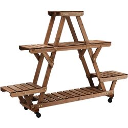 Etajera pentru flori Costway GT3584 (Brown)