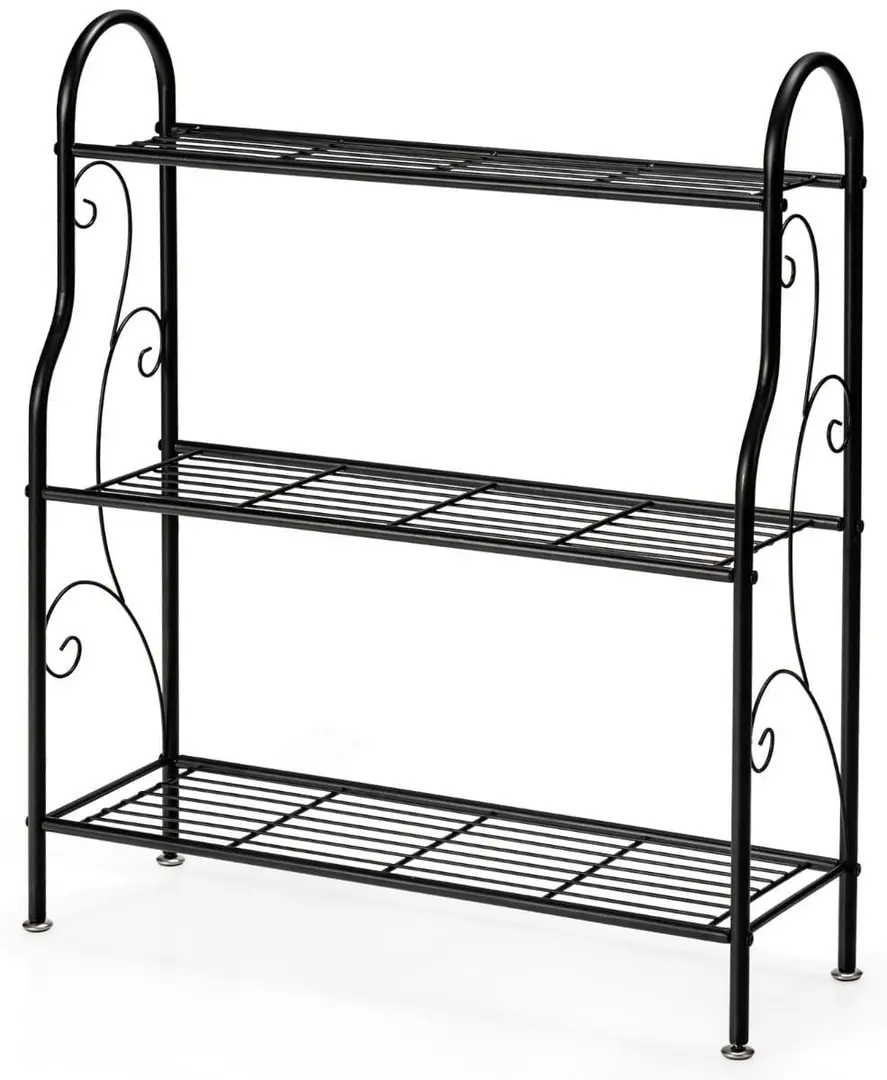 Стеллаж для цветов Costway GT3610 (Black) - 2