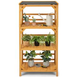 Etajera pentru flori Costway GT3910NA (Wood) Thumb