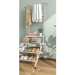 Etajera pentru flori Costway GT4054 (White) Thumb