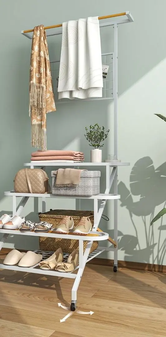 Etajera pentru flori Costway GT4054 (White)