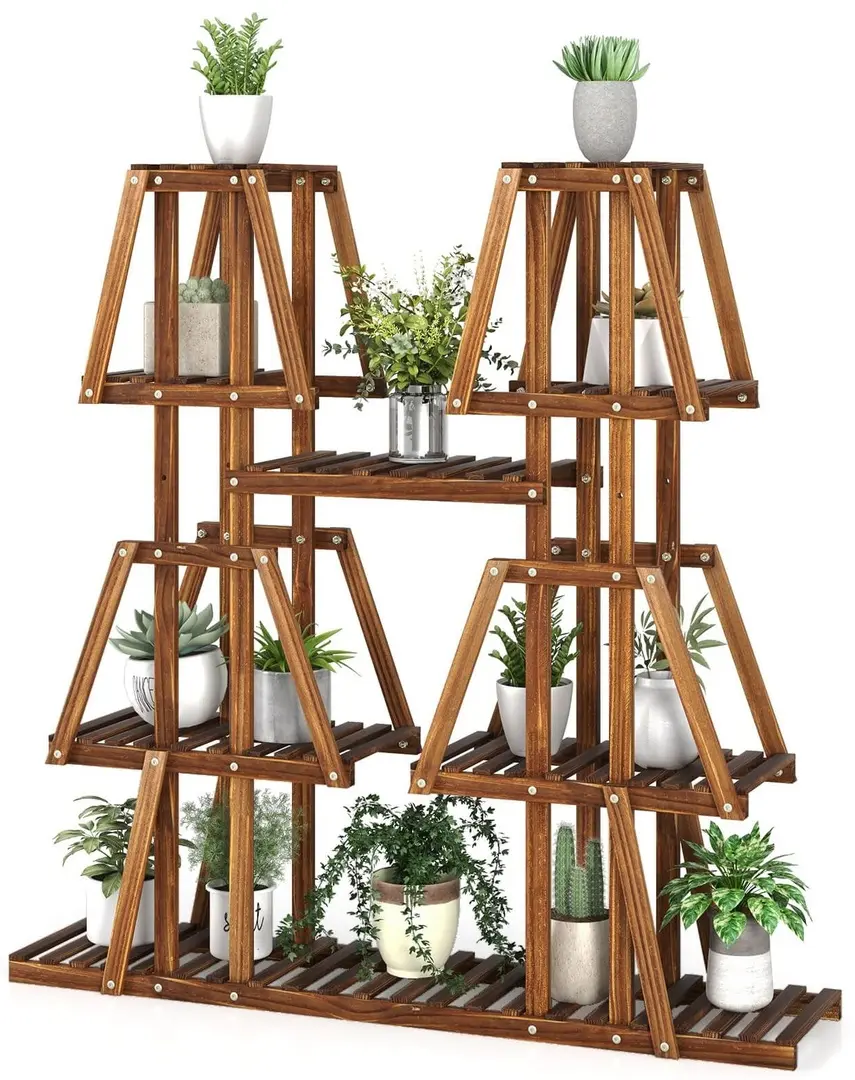 Etajera pentru flori Costway GT4114 (Brown)