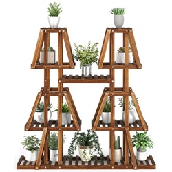 Etajera pentru flori Costway GT4114 (Brown)