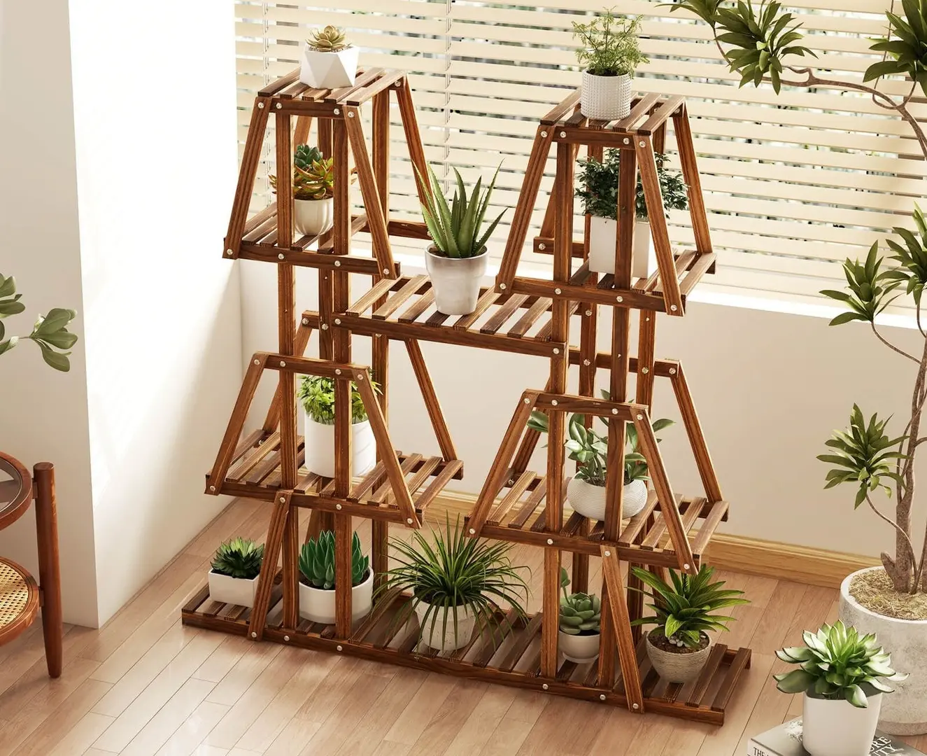Etajera pentru flori Costway GT4114 (Brown)