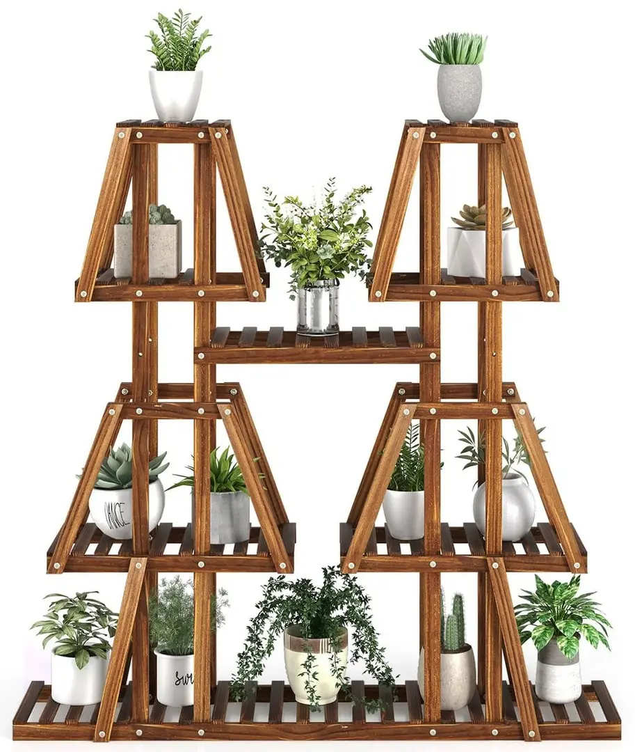 Etajera pentru flori Costway GT4114 (Brown)