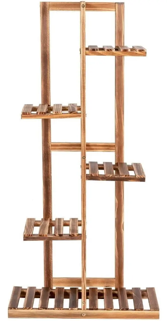 Etajera pentru flori Costway GT4450 (Natural) - 2