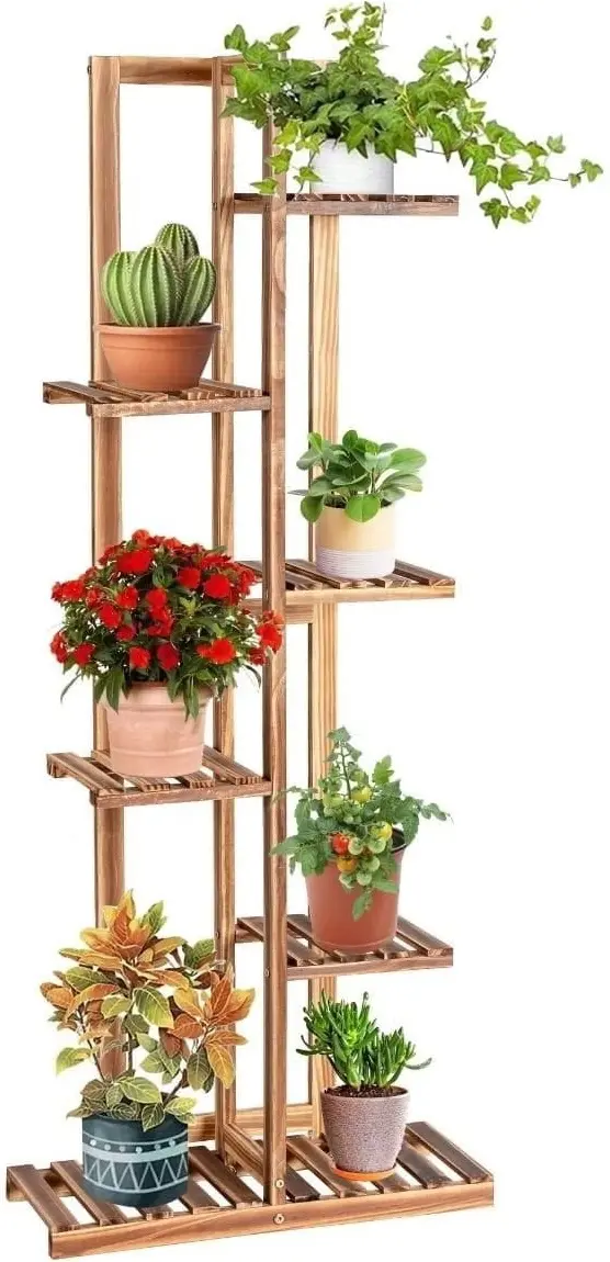 Etajera pentru flori Costway GT4451 (Natural) - 2