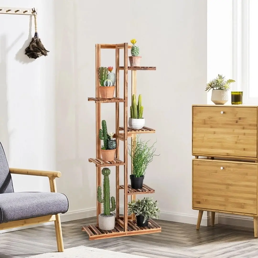 Etajera pentru flori Costway GT4451 (Natural)