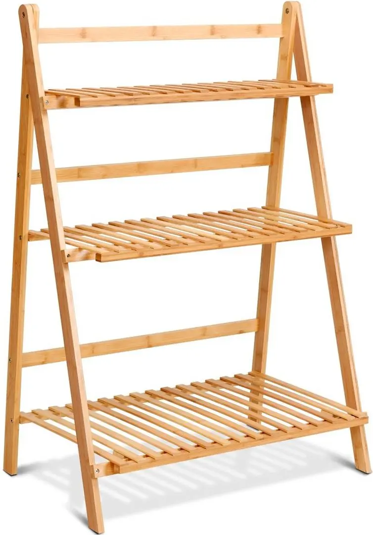 Стеллаж для цветов Costway HW60295 (Bamboo) - 2