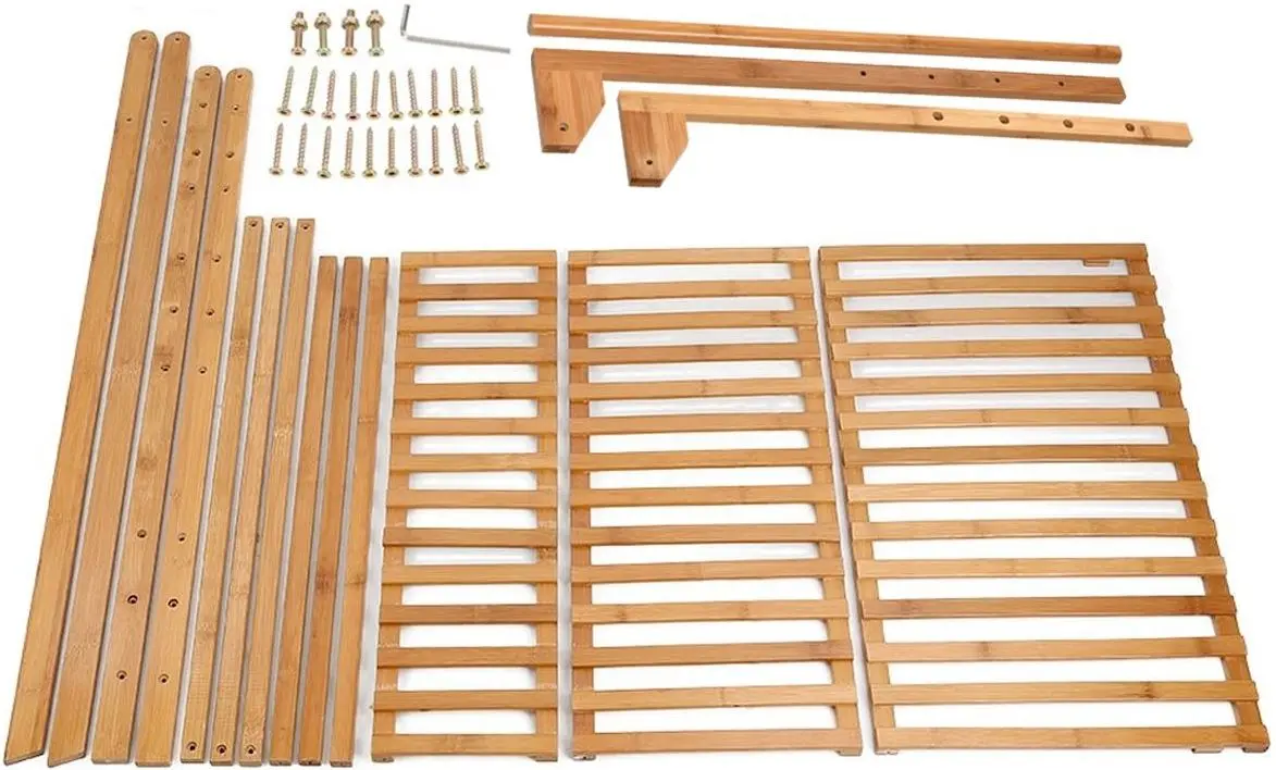 Стеллаж для цветов Costway HW60295 (Bamboo) - 4