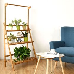 Стеллаж для цветов Costway HW60295 (Bamboo) Thumb