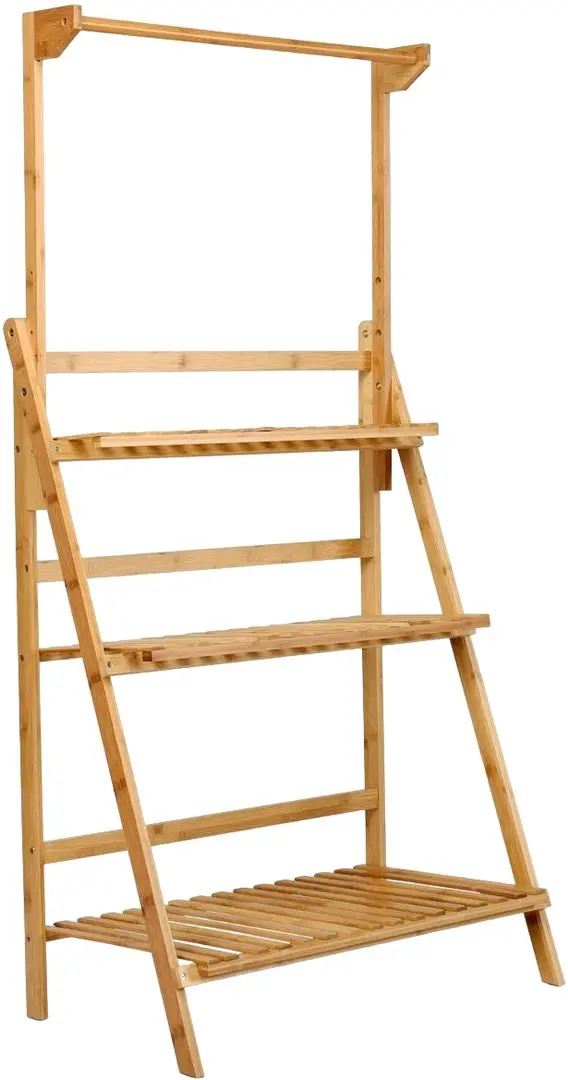 Стеллаж для цветов Costway HW60295 (Bamboo)