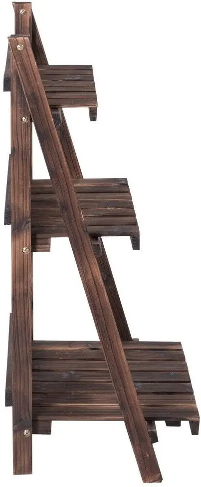 Стеллаж для цветов Costway HW66240 (Brown) - 2