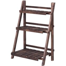 Стеллаж для цветов Costway HW66240 (Brown)