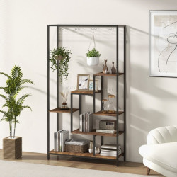 Etajera pentru flori Costway JV11392CF (Rustic Brown)