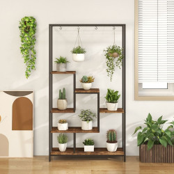 Etajera pentru flori Costway JV11392CF (Rustic Brown) Thumb