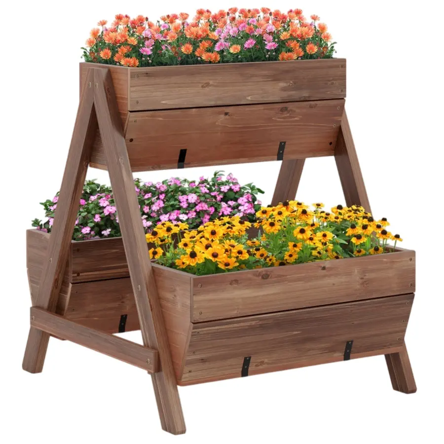 Вертикальная грядка Costway GT4097BN (Brown)