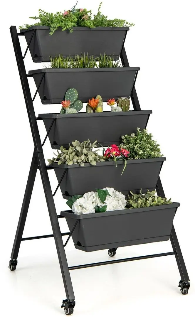 Вертикальная клумба Costway NP10948 (Black)