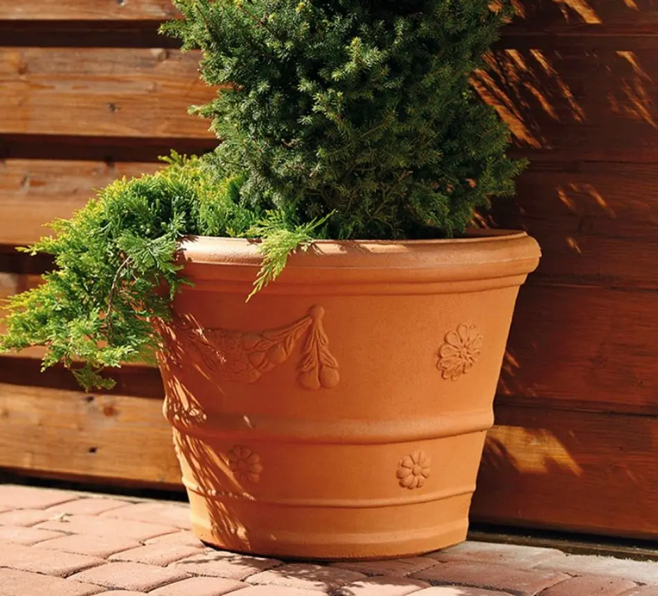 Ghiveci Form Plastic Atena 1402-030 (Terracotta) - 2