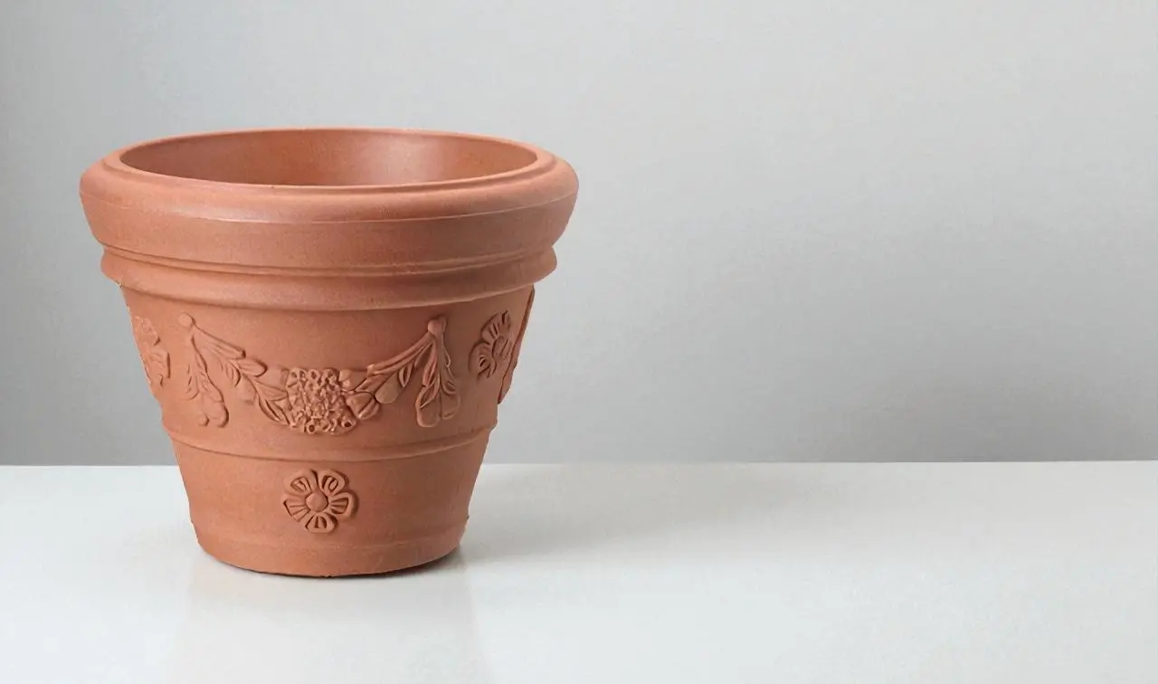 Ghiveci Form Plastic Atena D35cm (Teracotta) - 4