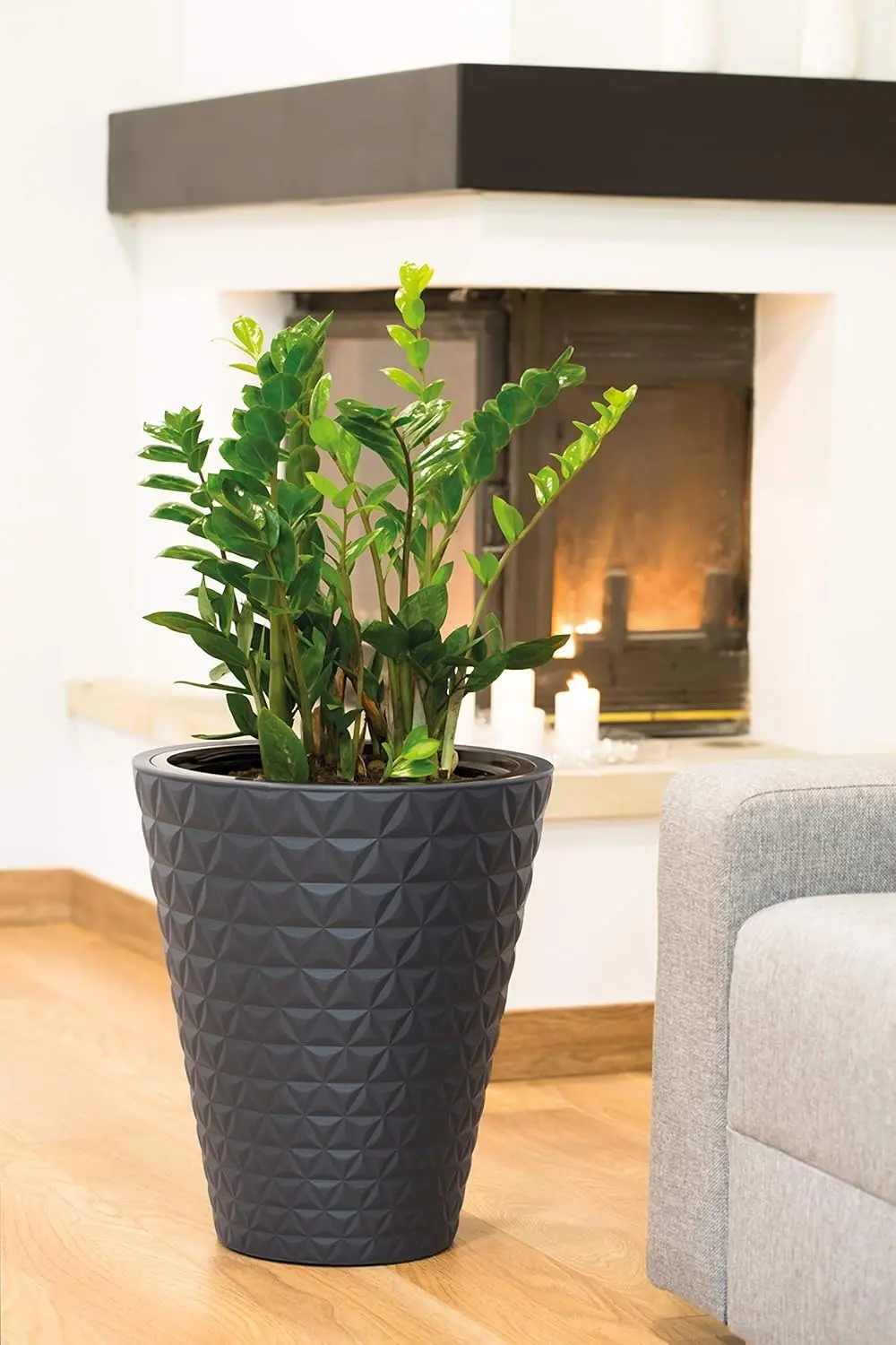 Горшок Form Plastic Diamond D40cm (Antracit)