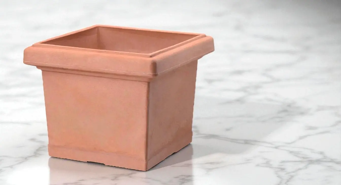 Ghiveci Form Plastic Etna L48cm (Teracotta) - 2